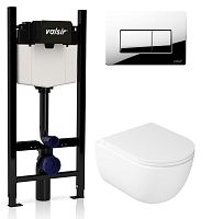 Комплект унитаза с инсталляцией VALSIR KIT VSCR 7334 Slim